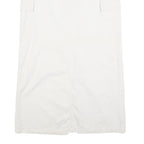 OLD NAVY Womens White Cargo Midi Cotton Blend Skirt M Pockets Casual