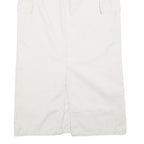 OLD NAVY Womens White Cargo Midi Cotton Blend Skirt M Pockets Casual