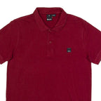 BENCH Mens Polo Shirt Red M