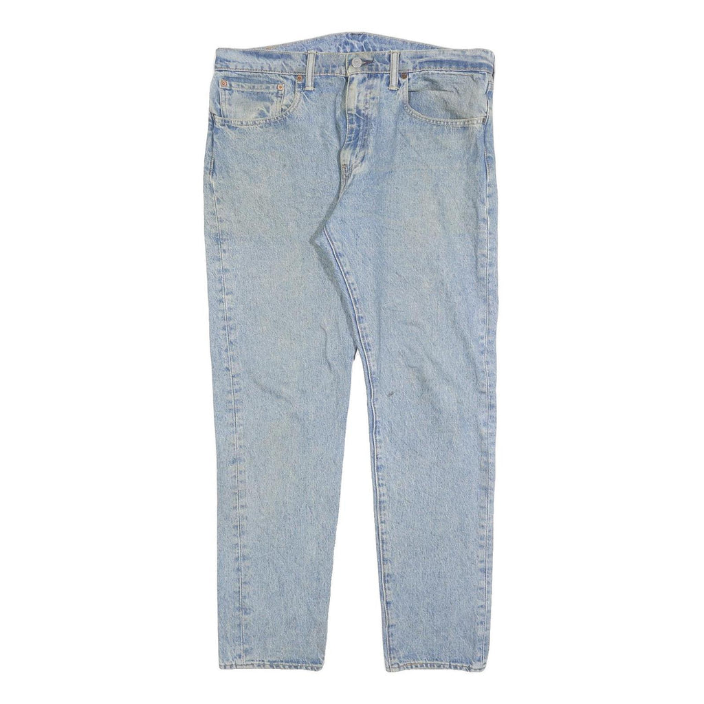 LEVI'S 512 Tapered Mens Jeans Blue Slim Denim Light W34 L32 Classic Cotton Blend