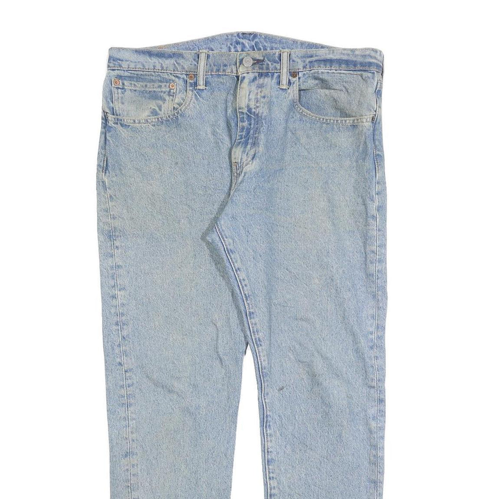 LEVI'S 512 Tapered Mens Jeans Blue Slim Denim Light W34 L32 Classic Cotton Blend