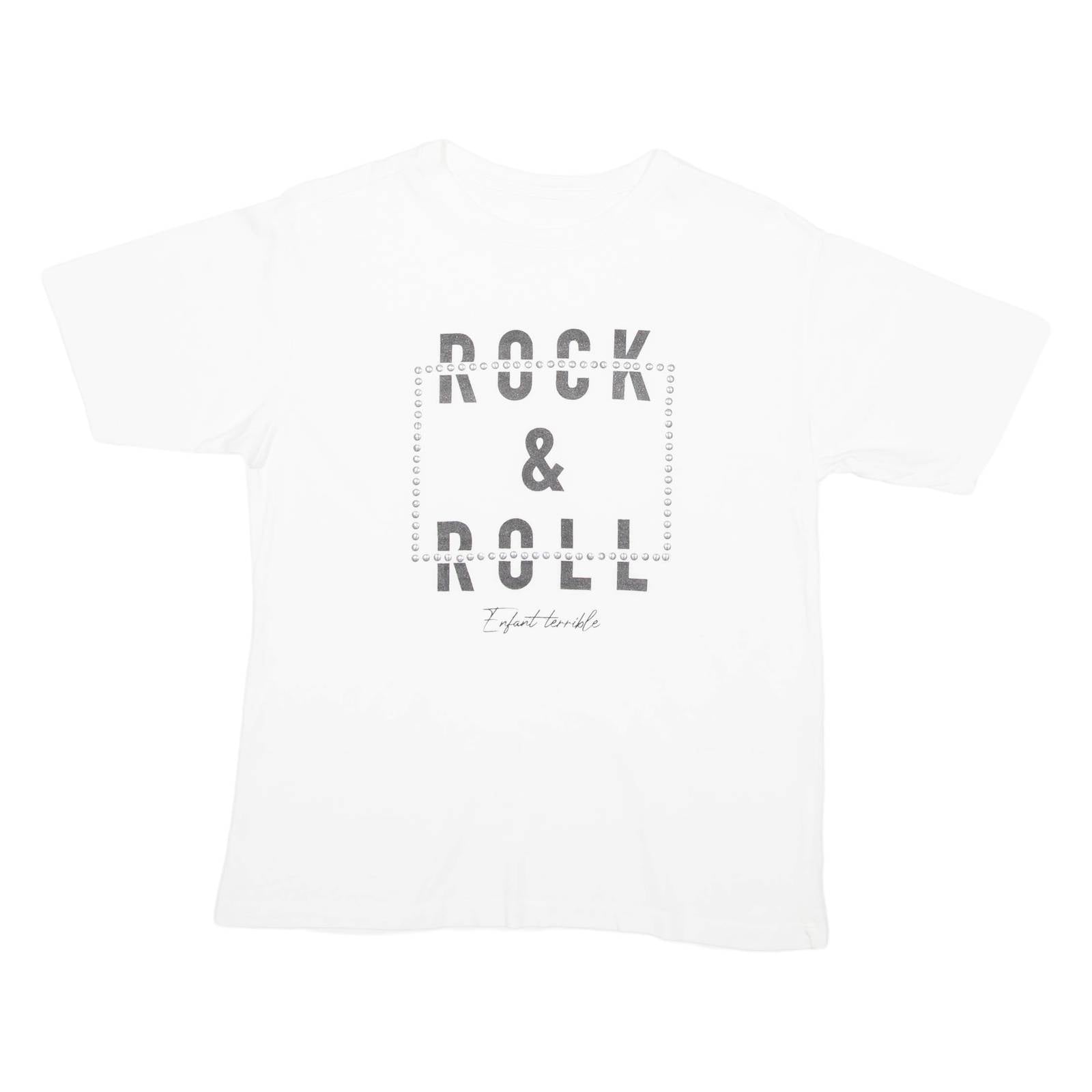 Rock & Roll Womens T-Shirt White M