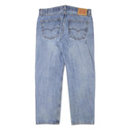 LEVI'S 505 Mens Jeans Blue Regular Straight Denim Medium W36 L28 Classic Fit