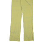 JOSEPH Womens Silk Blend Yellow Slim Straight Trousers W30 L32 Elegant Comfort