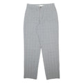 LEE Womens Cotton Blend Grey Regular Straight Trousers W32 L32 Classic Workwear