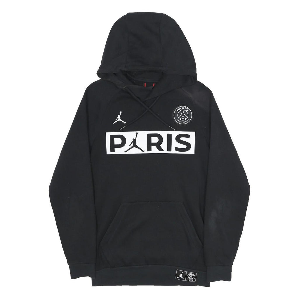 AIR JORDAN Mens Black Paris Pullover Hoodie XS Sports Streetwear