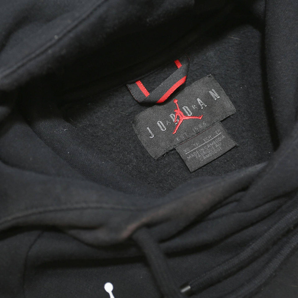 AIR JORDAN Mens Black Paris Pullover Hoodie XS Sports Streetwear