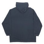 CHAMPION Mens Navy Blue ¼ Zip Hoodie M Cotton Blend Logo Sweatshirt