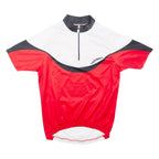 IXS Cycling Shirt Mens Jersey Red 1/4 Zip M