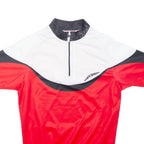 IXS Cycling Shirt Mens Jersey Red 1/4 Zip M