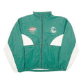 RUSSELL ATHLETIC Mens Green & White Diamond San Francisco Bowl Nylon Jacket XL