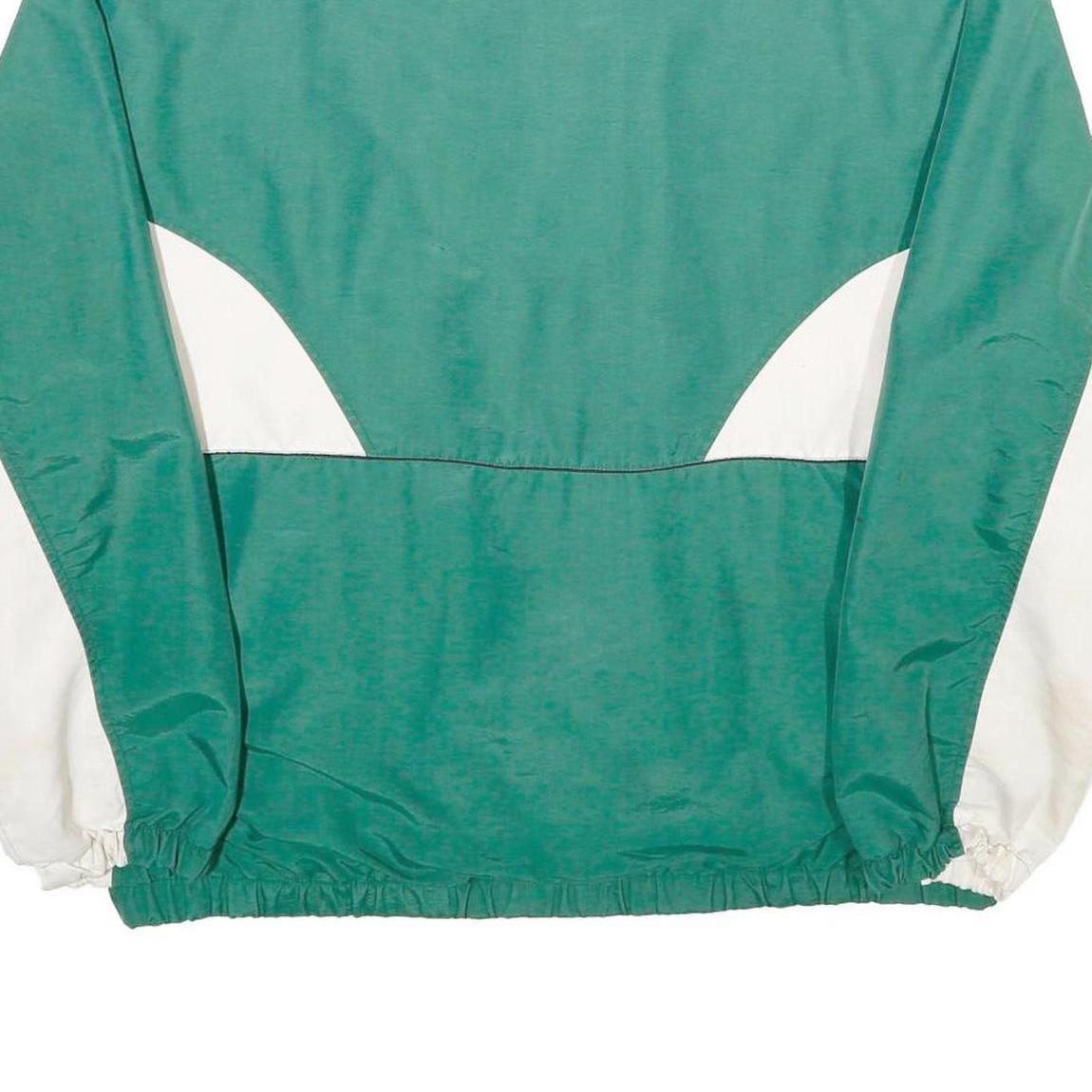 RUSSELL ATHLETIC Mens Green & White Diamond San Francisco Bowl Nylon Jacket XL