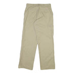DICKIES Mens Regular Fit Beige Cotton Blend Trousers W30 L30 Cargo Style Zip