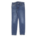 LEVI'S 502 Mens Blue Slim Straight Denim Cotton Blend Medium W30 L32 Zip Closure