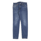 LEVI'S 502 Mens Blue Slim Straight Denim Cotton Blend Medium W30 L32 Zip Closure