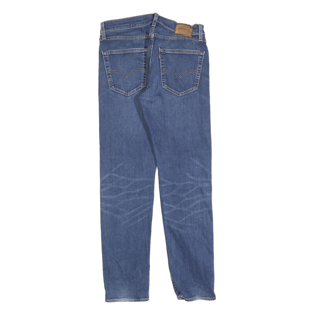 LEVI'S 502 Mens Blue Slim Straight Denim Cotton Blend Medium W30 L32 Zip Closure