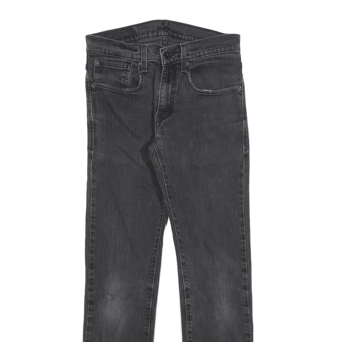 LEVI'S 510 Boys Jeans Black Slim Skinny Denim W28 L28 Cotton Blend