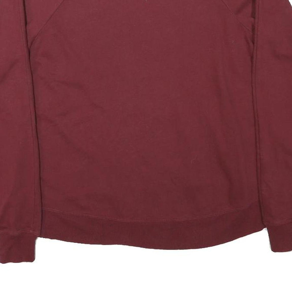 DISNEY Womens Maroon Minnie Mouse Crew Neck XS Cotton Blend Sweatshirt