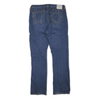 BECCA Womens Regular Blue Denim Jeans W34 L32 Classic Cotton Blend Zip