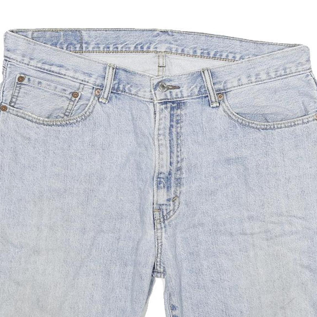 LEVI'S Mens Denim Light Blue Classic Fit 2XL W36 Shorts Casual Cotton Blend