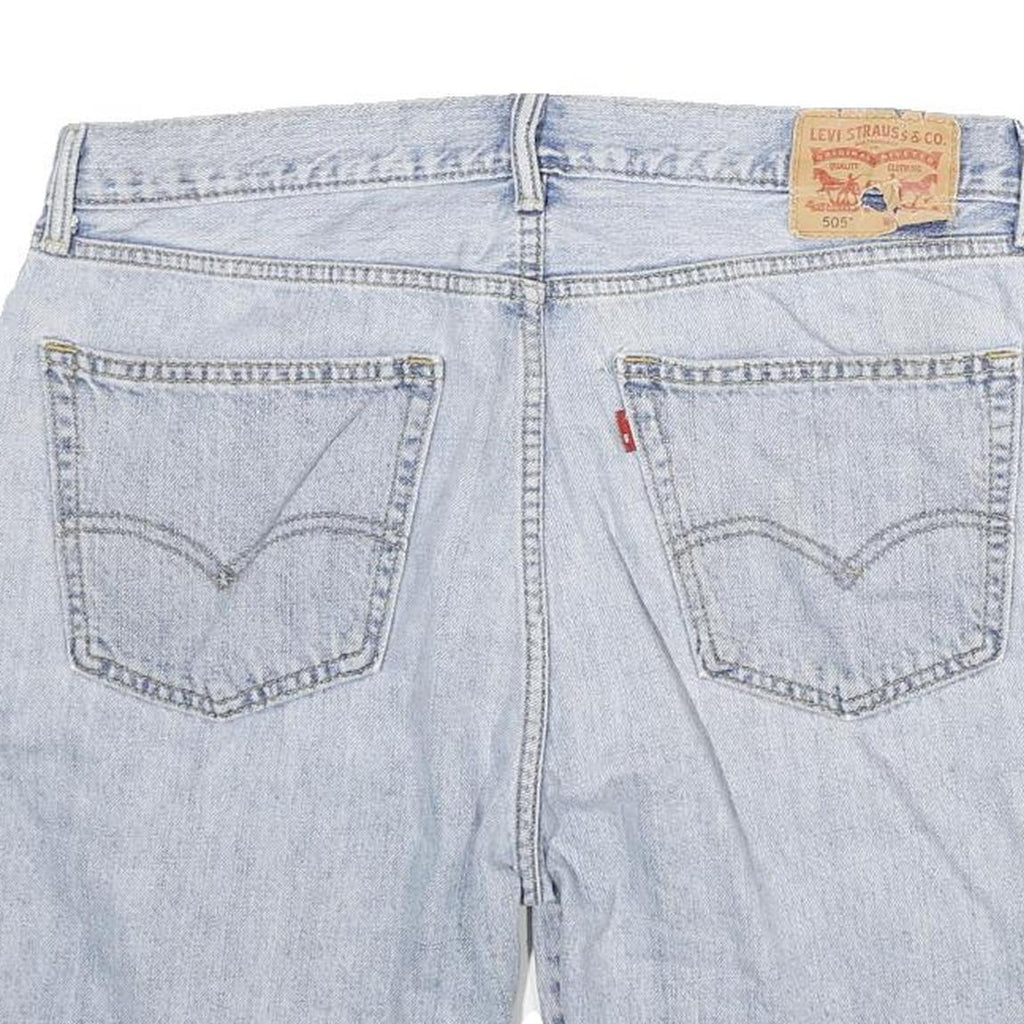 LEVI'S Mens Denim Light Blue Classic Fit 2XL W36 Shorts Casual Cotton Blend