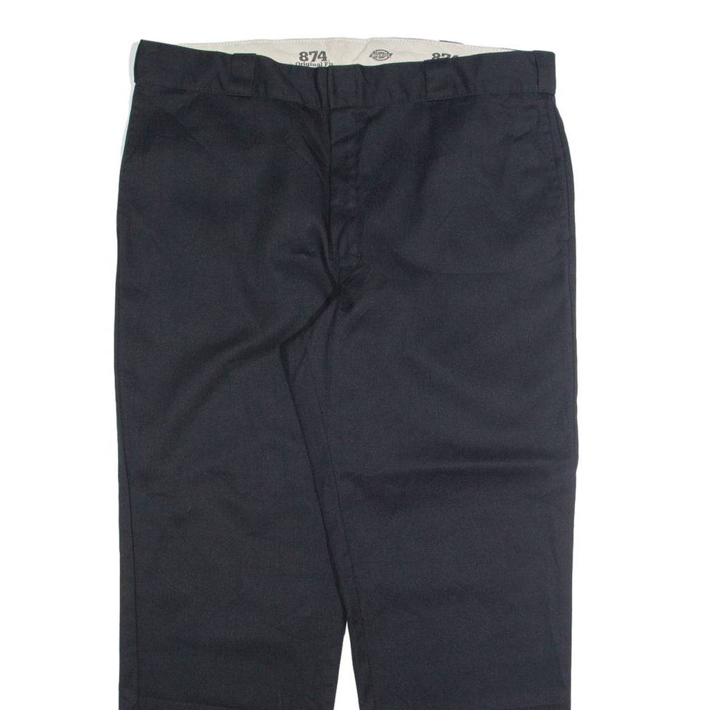DICKIES Chino Mens Trousers Black Regular Straight W40 L30