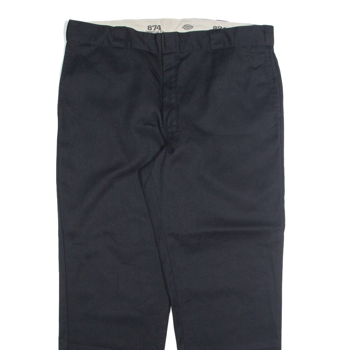 DICKIES Chino Mens Trousers Black Regular Straight W40 L30