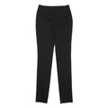 BURBERRY Womens Wool Black Slim Straight Trousers W27 L35 Classic Zip