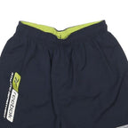 REEBOK Boys Shorts Blue 12Y W25 Sports Casual Elasticated Waist