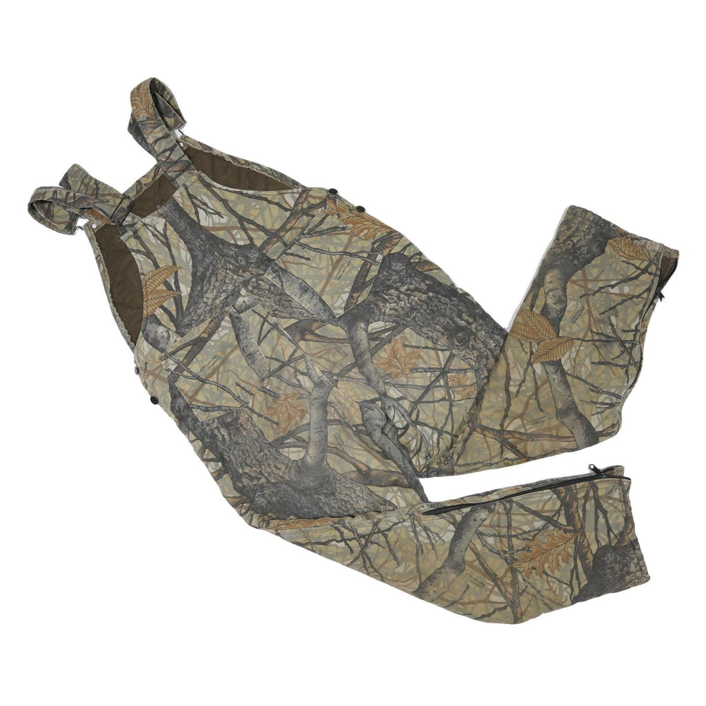 SKYLINE Mens Beige & Brown Camo Cotton Blend Dungarees L W38 L29 Outdoor Work