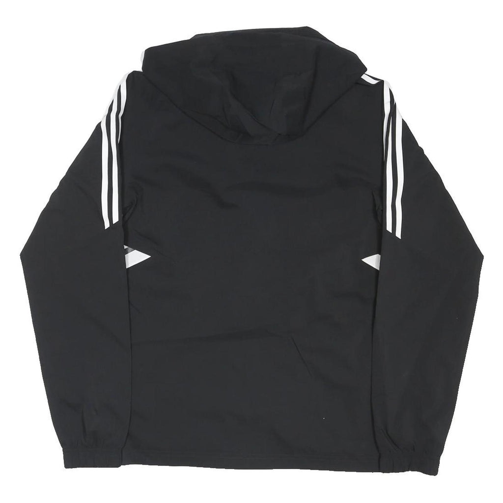 ADIDAS Mens Black & White Seattle Sounders FC Track Jacket XS Polyester Blend