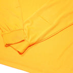 CARHARTT Mens Orange Pocket T-Shirt L Long Sleeve Crew Neck Polyester Blend