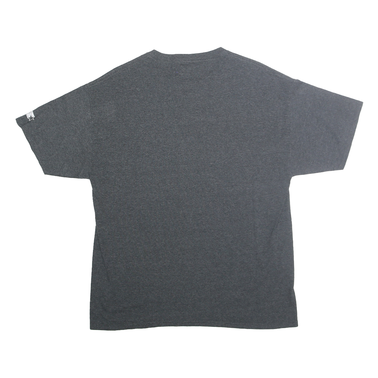 STARTER Mens Grey Super Bowl LXVII Arizona T-Shirt L Short Sleeve Crew Neck