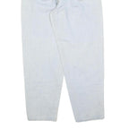 CAMION Womens Regular Fit Light Blue Denim Jeans W30 L32 Patch Detail Zip