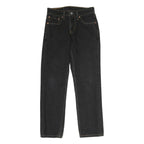 LEVI'S 511 BIG E Mens Jeans Black Regular Skinny Denim Dark W28 L30 Classic Zip