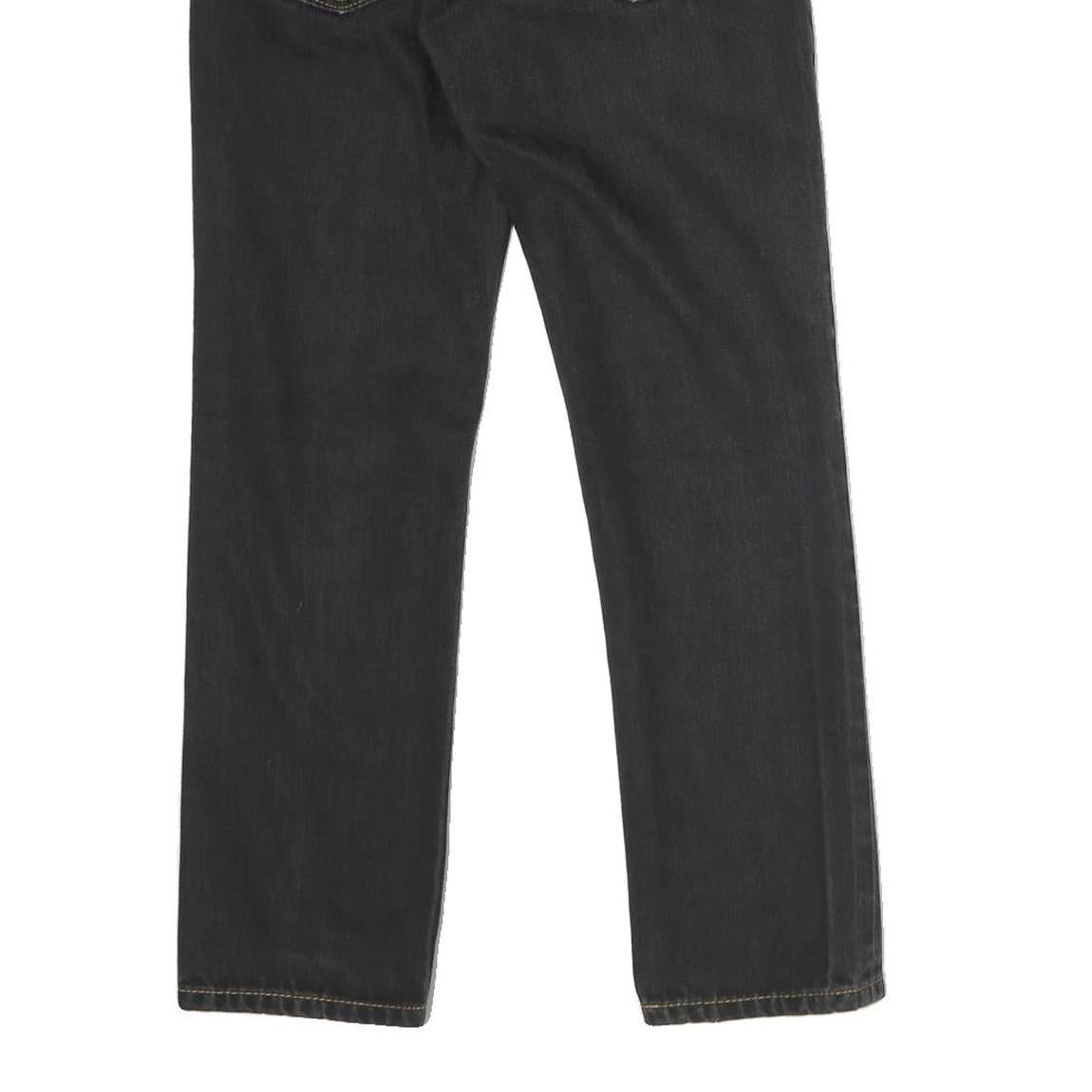 LEVI'S 511 BIG E Mens Jeans Black Regular Skinny Denim Dark W28 L30 Classic Zip