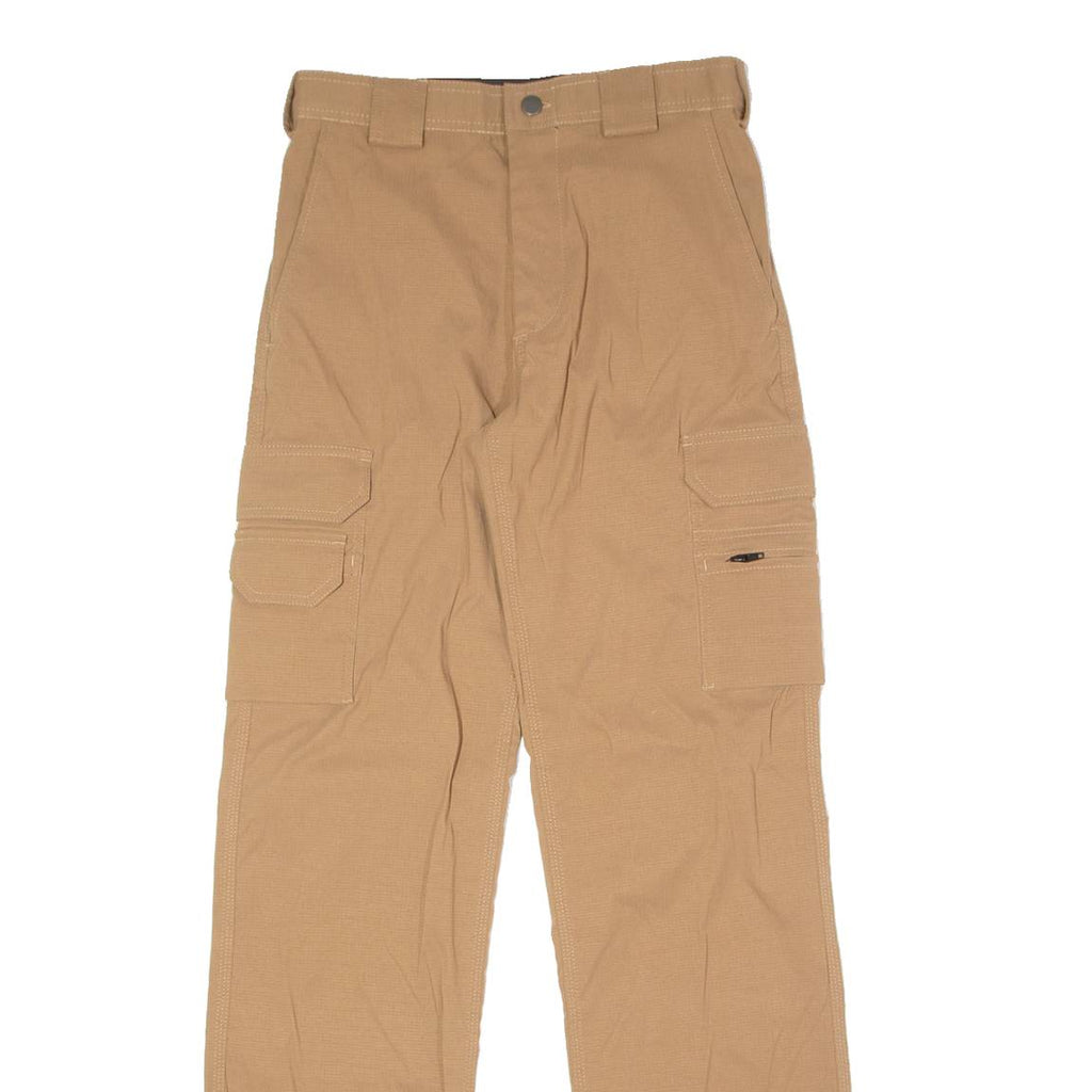 BELTUS Cargo Womens Trousers Brown Regular Wide-Leg W30 L33
