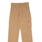BELTUS Cargo Womens Trousers Brown Regular Wide-Leg W30 L33