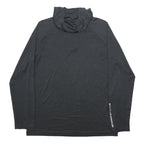 UNDER ARMOUR Mens Black Pullover ¼ Zip Stand-Up Collar Long Sleeve M Lightweight