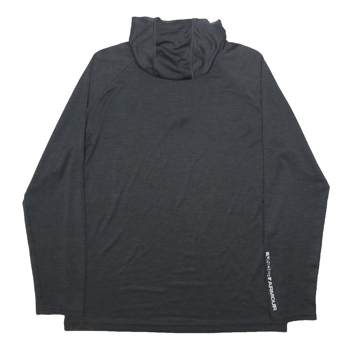 UNDER ARMOUR Mens Black Pullover ¼ Zip Stand-Up Collar Long Sleeve M Lightweight