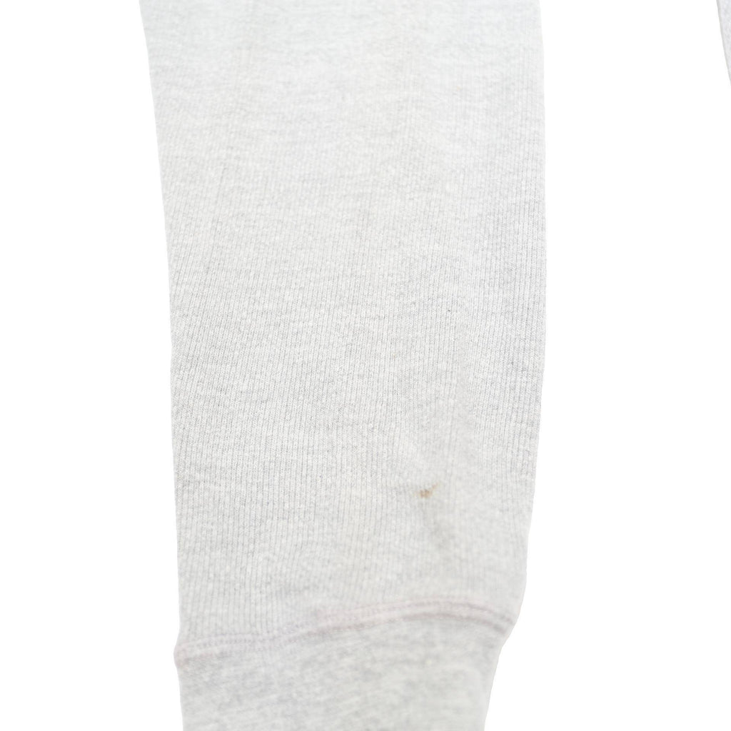 LEVI'S Mens Grey Henley T-Shirt M Long Sleeve Crew Neck Cotton Blend