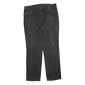 LEVI'S Mens Black Regular Fit Straight Denim Jeans W38 L32 Classic Zip Closure