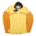 JACK WOLFSKIN Womens Yellow & Orange Outdoor Jacket L Polyamide Plain Zip