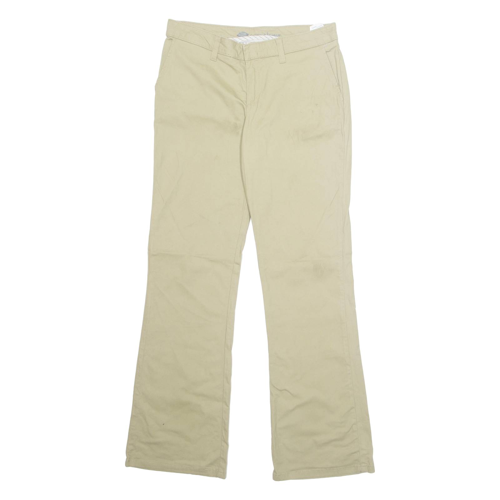 DICKIES Chino Womens Trousers Green Slim Tapered W28 L31