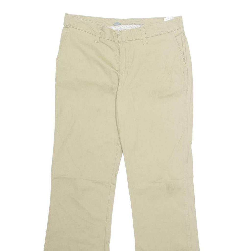 DICKIES Chino Womens Trousers Green Slim Tapered W28 L31