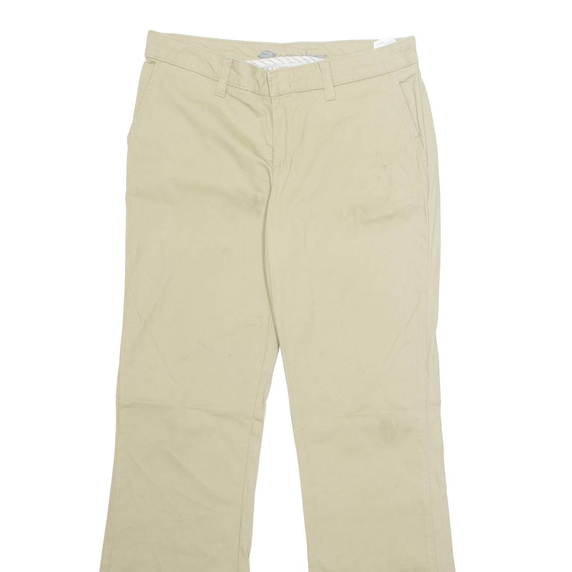 DICKIES Chino Womens Trousers Green Slim Tapered W28 L31