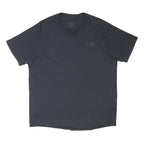 UNDER ARMOUR Mens Black Polyester Blend T-Shirt M Short Sleeve Crew Neck Sports