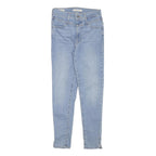 LEVI'S Womens Jeans Blue Slim Skinny Denim Light W25 L26 Stylish Zip Closure