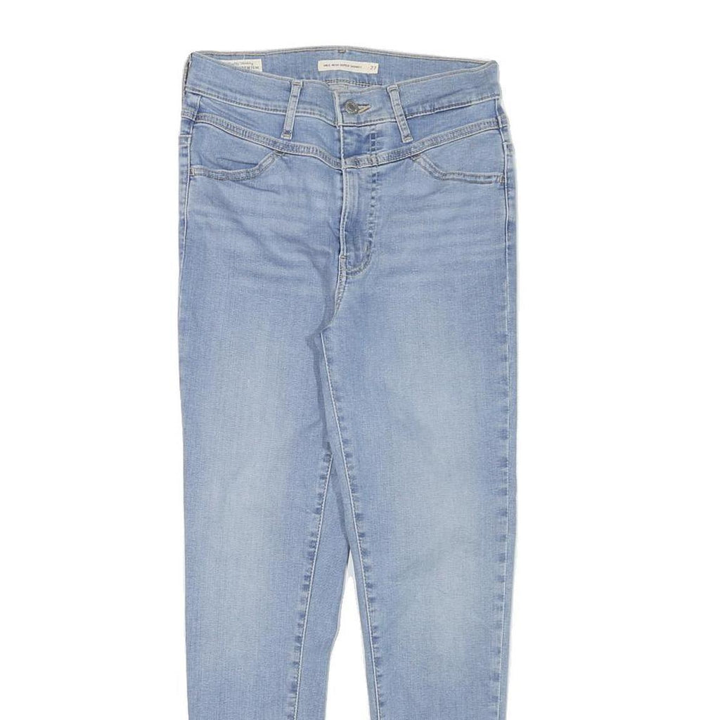 LEVI'S Womens Jeans Blue Slim Skinny Denim Light W25 L26 Stylish Zip Closure