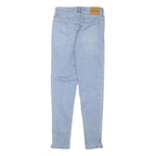 LEVI'S Womens Jeans Blue Slim Skinny Denim Light W25 L26 Stylish Zip Closure